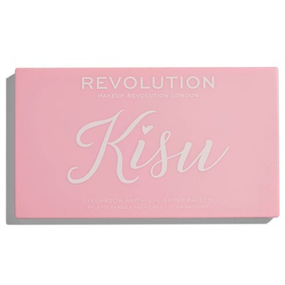 Палетка теней и хайлайтеров Makeup Revolution - Eyeshadow & Highlighter Palette - Kisu