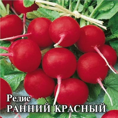 Редис Ранний красный 25,0 г (цена за 1 шт)