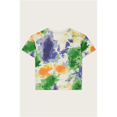 Monsoon Green Tie Dye Skater T-Shirt