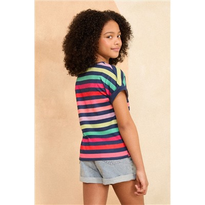 Love & Roses Crew Neck Jersey T-Shirt (5-16yrs)