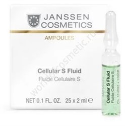 Janssen Skin Excel Glass Ampoules 1995P   Skin Excel Glass Ampoules Cellular S Fluid Сыворотка в ампулах для клеточного обновления 25*2 мл