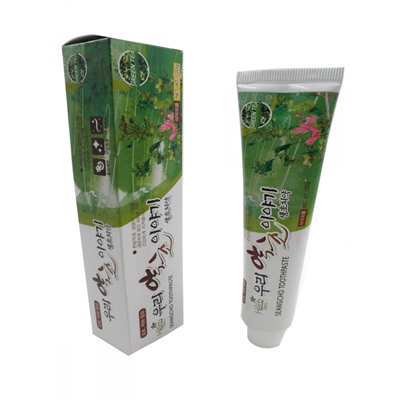 [OUR HERB STORY] Зубная паста ЗЕЛЕНЫЙ ЧАЙ Green Tea Toothpaste, 120 г