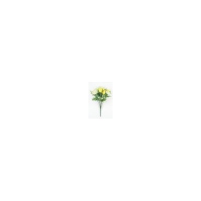 Искусственные цветы, Ветка в букете смешанная бутон розы+георгин (1010237) (60)