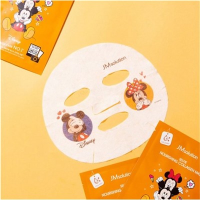 Jmsolution Маска тканевая питательная с коллагеном / Disney Collection Selfie Nourishing Collagen Mask, 30 мл