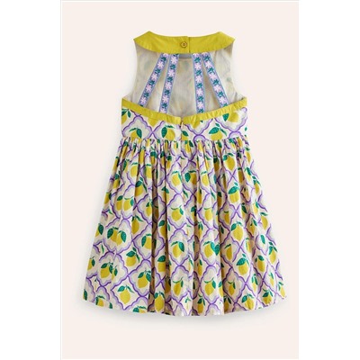 Boden Back Detail Lemon Dress