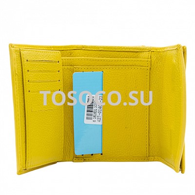 427-0140a-23 yellow кошелек натуральная кожа 10x12x2