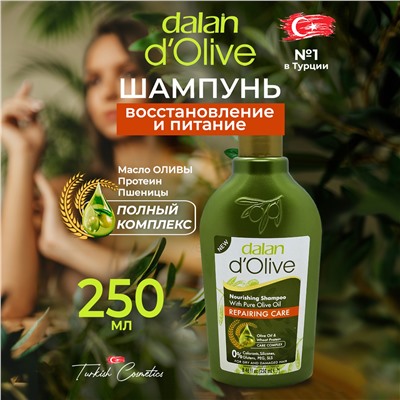 Набор: Шампунь D'Olive Питание 250мл + Мыло жидкое Botanica Лотос 500мл