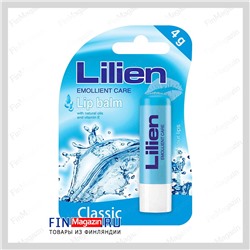 Бальзам для губ с натуральными маслами и витамином Е (Классический) Lilien 4 гр