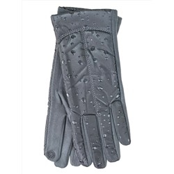 Женские демисезонные перчатки , цвет серый