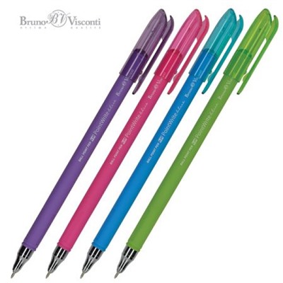 Ручка шариковая 0.38 мм "PointWrite Special" синяя (4 цвета корпуса) 20-0211 Bruno Visconti