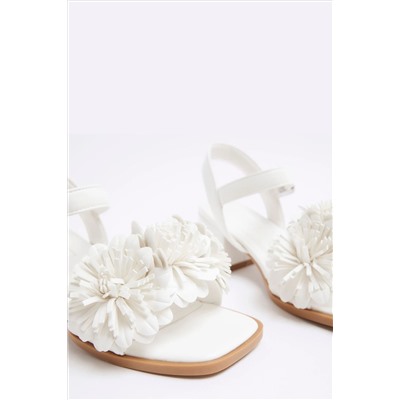 River Island Girls Flower Heel Sandals