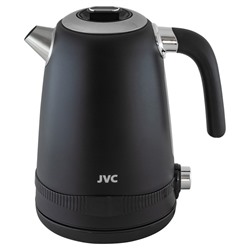 Чайник электрический jvc JK-KE1730, металл, 2200 Вт, 1.7 л, чёрный