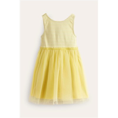 Boden Jersey Tulle Mix Dress