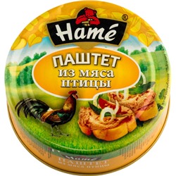"Hame" Паштет из мяса птицы ж/б 250 гр.