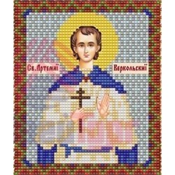 Набор для вышивания бисером ВБ-137 "Икона Св. Артемия Веркольского"