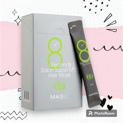Masil. Восстанавливающая маска для ослабленных волос Салонный эффект за 8 секунд 8мл*20 шт