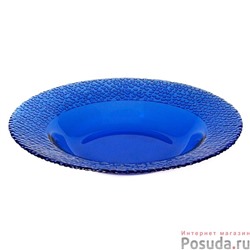 Тарелка столовая глубокая Pasabahce Mosaic Blue, D=21 см арт. 10301SLBM