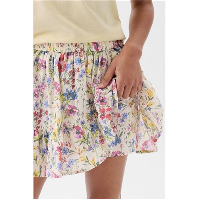 Gap Floral Ruffle Skort