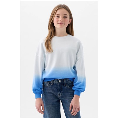 Gap Relaxed Dip Dye Crew Neck Sweatshirt (4-13yrs)