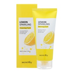 Secret Key LEMON SPARKLING Cleansing Foam Пенка для умывания с экстрактом лимона 200г