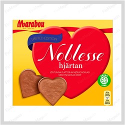 Шоколад в форме сердец Marabou noblesse 130 гр
