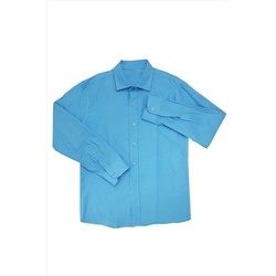 Синяя рубашка с длинным рукавом для мальчика FYZM2001