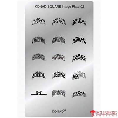 Пластина-трафарет Konad Square Image Plate02