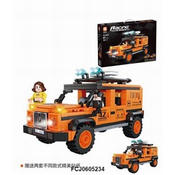 Конструктор  Forange blok FC1622 Техника Square Orange Large G 343дет.