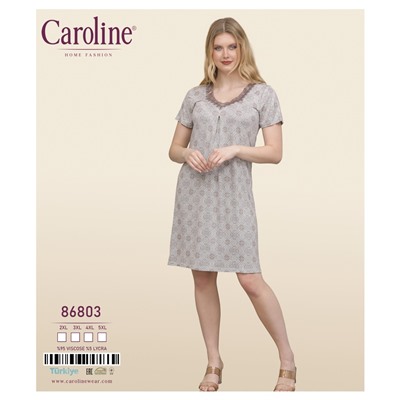 Caroline 86803 ночная рубашка 2XL, 3XL, 4XL, 5XL