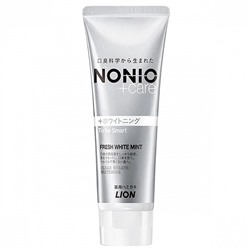 Зубная паста Lion Nonio +Care Fresh White Mint вкус фруктов и мяты, 130 гр