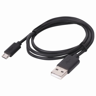 Кабель USB 2.0-micro USB, 1 м, SONNEN, медь, для передачи данных и зарядки, черный, 513115