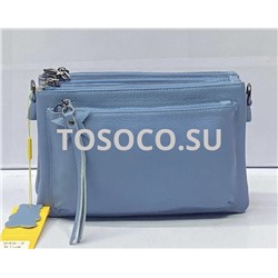 046-2 blue сумка Wifeore натуральная кожа 15х23х7