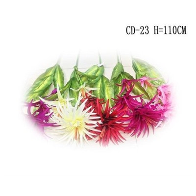 Цветок искусственный 110 см / CD-23 /уп 15/100/300/ (Красный)