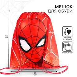 Мешок для обуви 420 х 350 мм, Spider-man