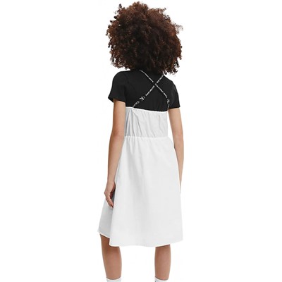 Платье детское LOGO TAPE STRAP MIDI DRESS