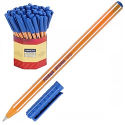 Ручка пишущий узел 1,0 мм, одноразовая, цвет чернил синий Office Pensan 1010