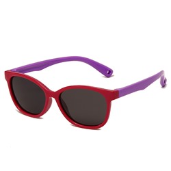 IQ10010 - Детские солнцезащитные очки ICONIQ Kids S5003 С8 пурпурный-сиреневый