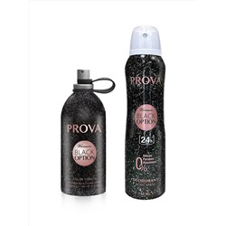 Женские духи Prova Mixed Black Option EDP 120 мл и дезодорант 150 мл