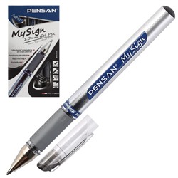Ручка гелевая, пишущий узел 1,0 мм, цвет чернил черный My Sign Gel Pensan 6030