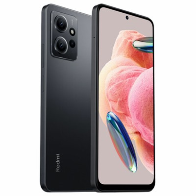 Смартфон XIAOMI Redmi Note 12, 2 SIM, 6,67", 4G (LTE), 50+8+2 Мп, 6/128 ГБ, черный, MZB0E0FRU