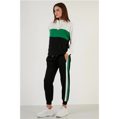 Спортивный костюм Lela Color Blocked Regular Fit с капюшоном 5863835