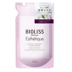 KOSE Премиальный ботанический шампунь "Bioliss Botanical Esthetique" для восстановления эстетики повреждённых окрашиванием, химической завивкой и термовоздействием волос «Полноценное восстановление» (1 этап) 400 мл, мягкая упаковка / 18