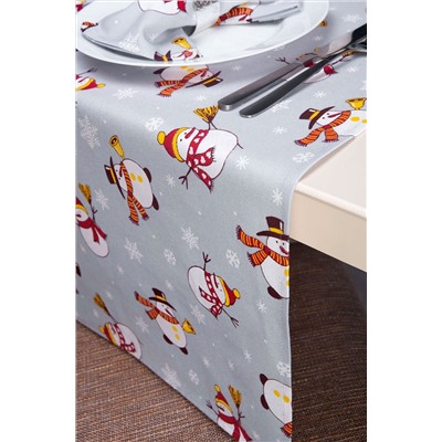 Дорожка на стол из рогожки 145x45 Happy Fox Home