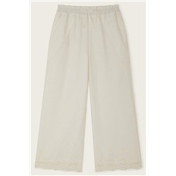 Monsoon Natural Broderie Trousers