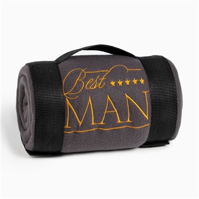 Плед "Этель" Best Man 130х150 см, 100% п/э, флис 160 гр/м2