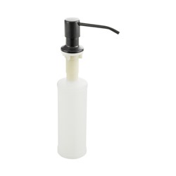 Brimix - Дозатор для жидкого мыла и моющих средств, ГРАФИТ, врезной, под раковину, пластиковый, 300 мл,  ( 6285)