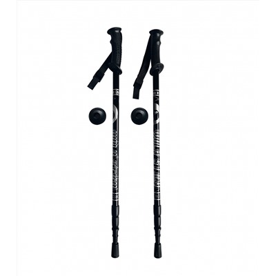 Палки для скандинавской ходьбы (2 шт., телескопические, 65-135 см, алюм.)