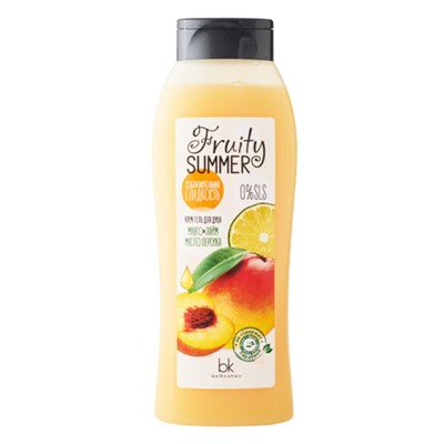 Fruty Summer Крем-гель для душа манго лайм масло персика 500 мл/15