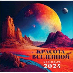 Красота Вселенной. Календарь настенный на 2024 год (300х300 мм)