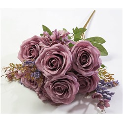 Букет роз "Дилара" лиловый 13 веток